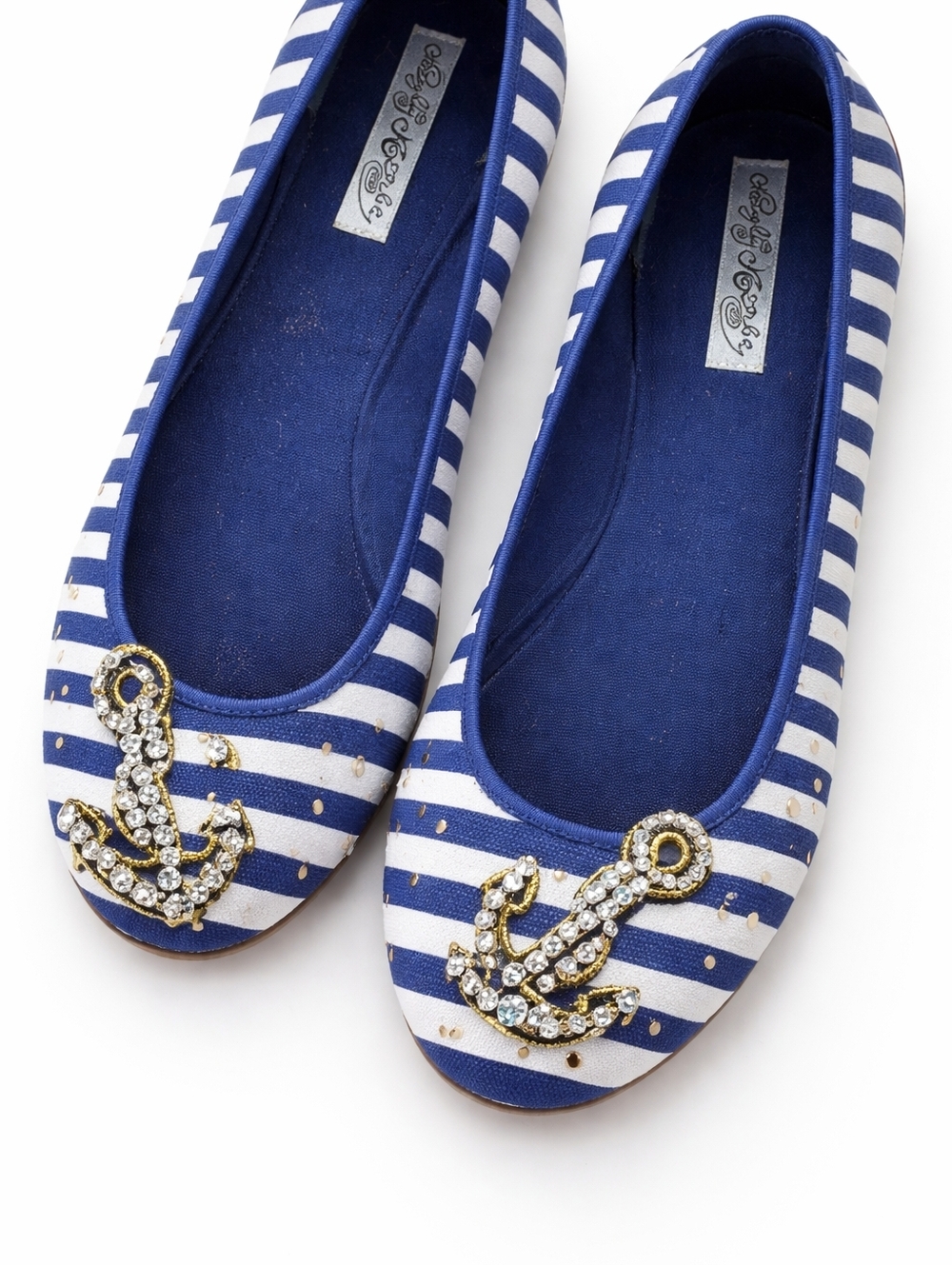 Naughty Monkey‎ Nautical Skimmer flats 9.5 NWT - Picture 2 of 7